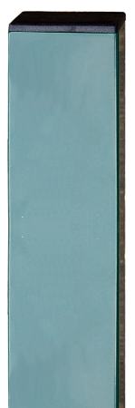 Столб оцинкованный с полимерным покрытием с заглушкой 60x40x1,2х3000 RAL 6005