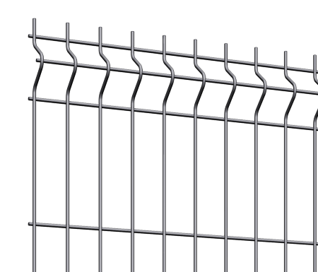 Панель ограждения 3d Profi 2,43х2,5 RAL 7040 GL